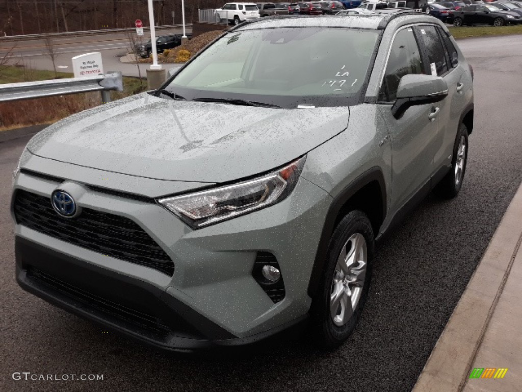 2020 RAV4 XLE AWD Hybrid - Lunar Rock / Light Gray photo #15