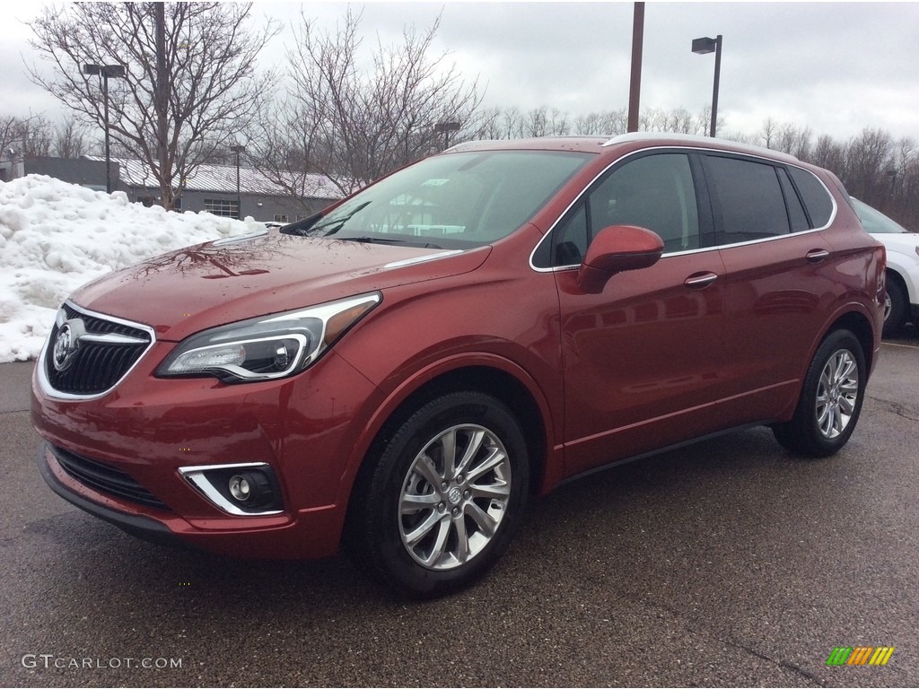 2020 Envision Essence AWD - Chili Red Metallic / Ebony photo #5