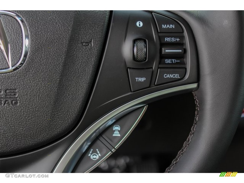 2020 Acura MDX FWD Ebony Steering Wheel Photo #136516990