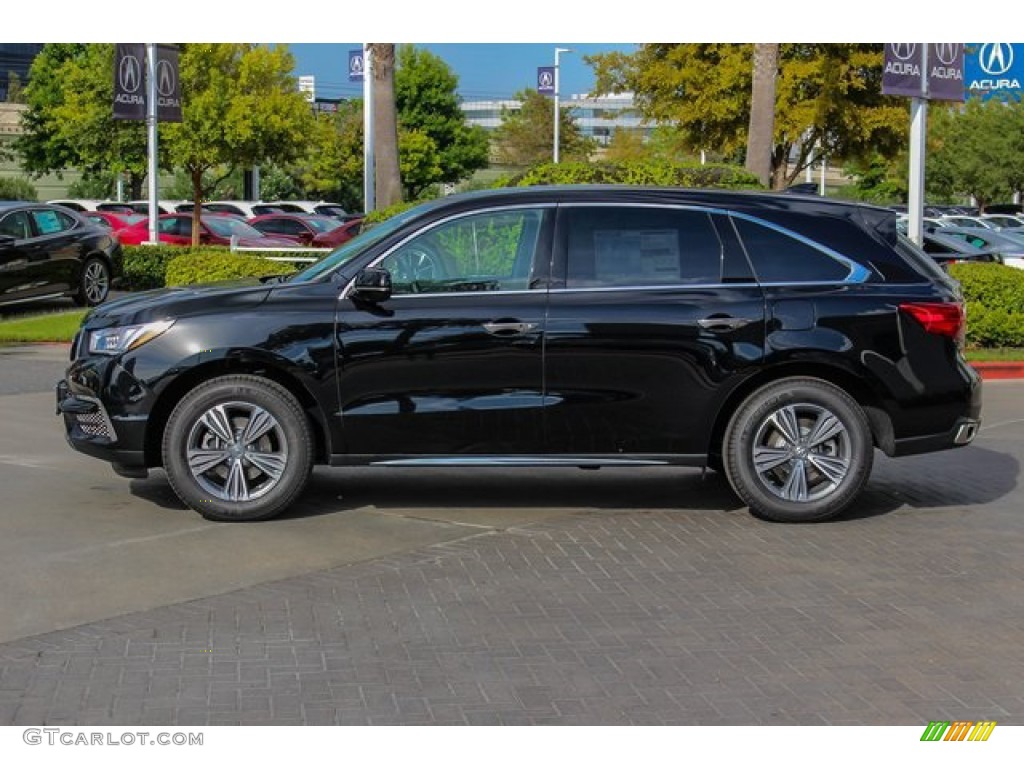 Majestic Black Pearl 2020 Acura MDX FWD Exterior Photo #136517176