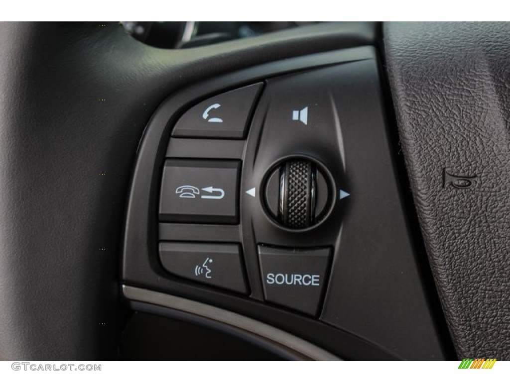 2020 Acura MDX FWD Ebony Steering Wheel Photo #136517701