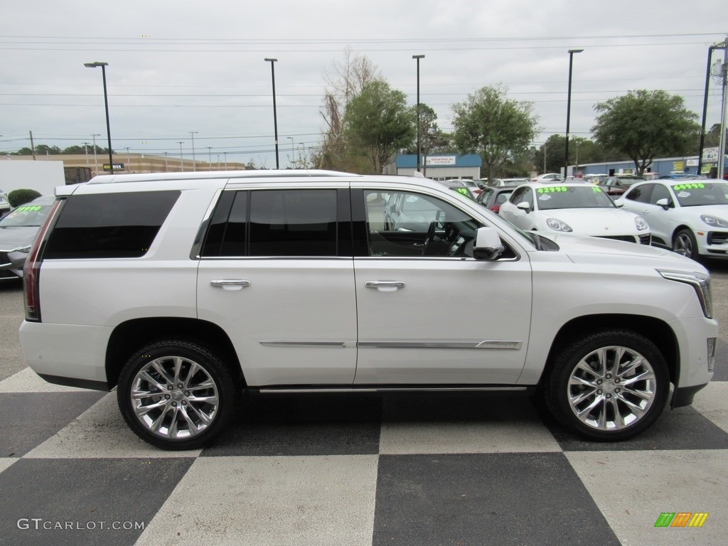 2019 Escalade Premium Luxury 4WD - Crystal White Tricoat / Shale/Jet Black Accents photo #3