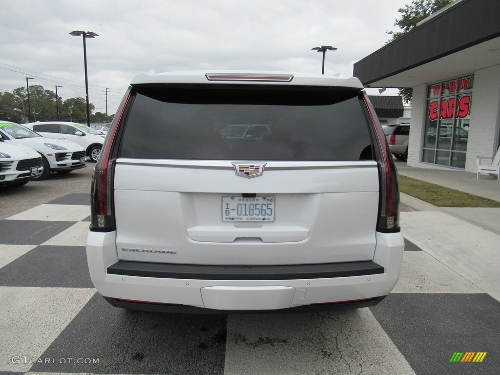 2019 Escalade Premium Luxury 4WD - Crystal White Tricoat / Shale/Jet Black Accents photo #4