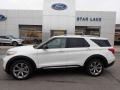 2020 Star White Metallic Tri-Coat Ford Explorer Platinum 4WD  photo #1