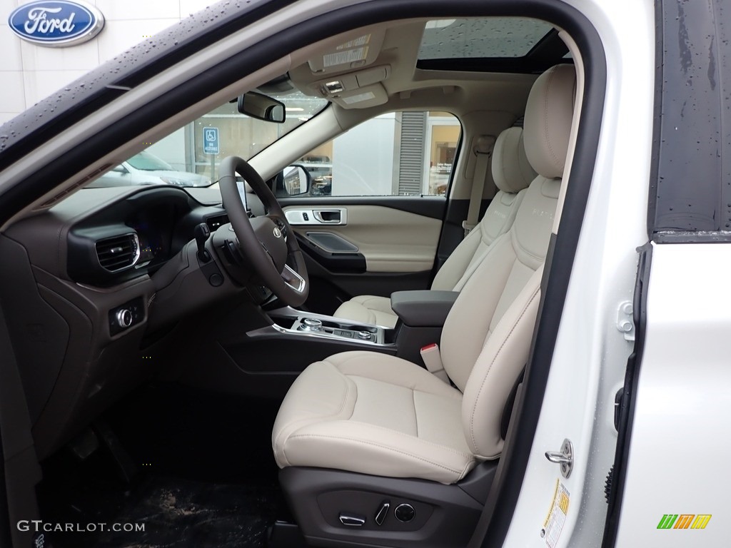 Sandstone Interior 2020 Ford Explorer Platinum 4WD Photo #136522138