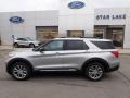 2020 Iconic Silver Metallic Ford Explorer XLT 4WD  photo #9