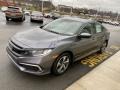 2020 Modern Steel Metallic Honda Civic LX Sedan  photo #4