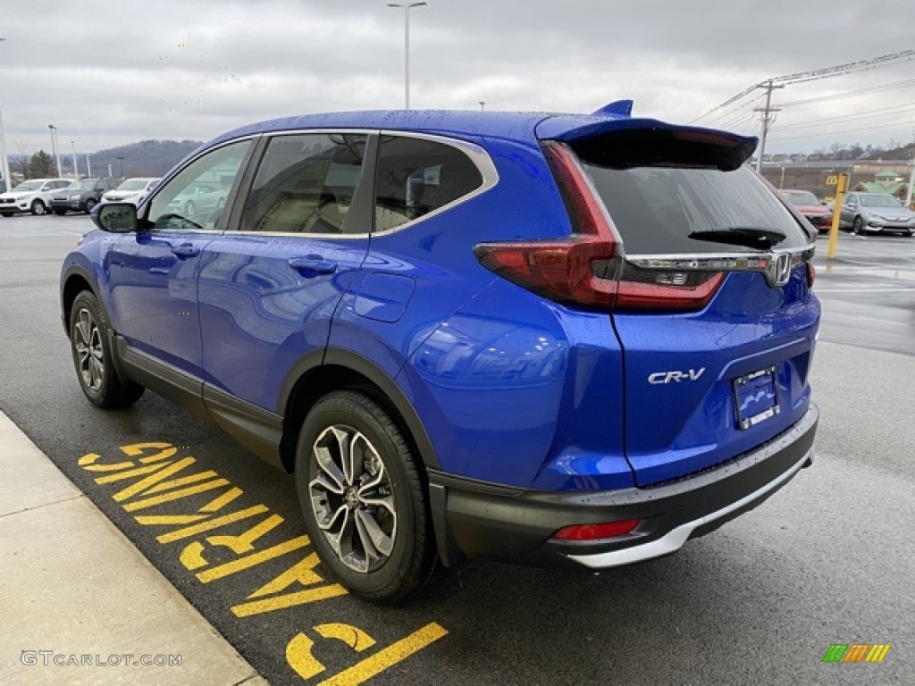 2020 CR-V EX-L AWD - Aegean Blue Metallic / Black photo #5