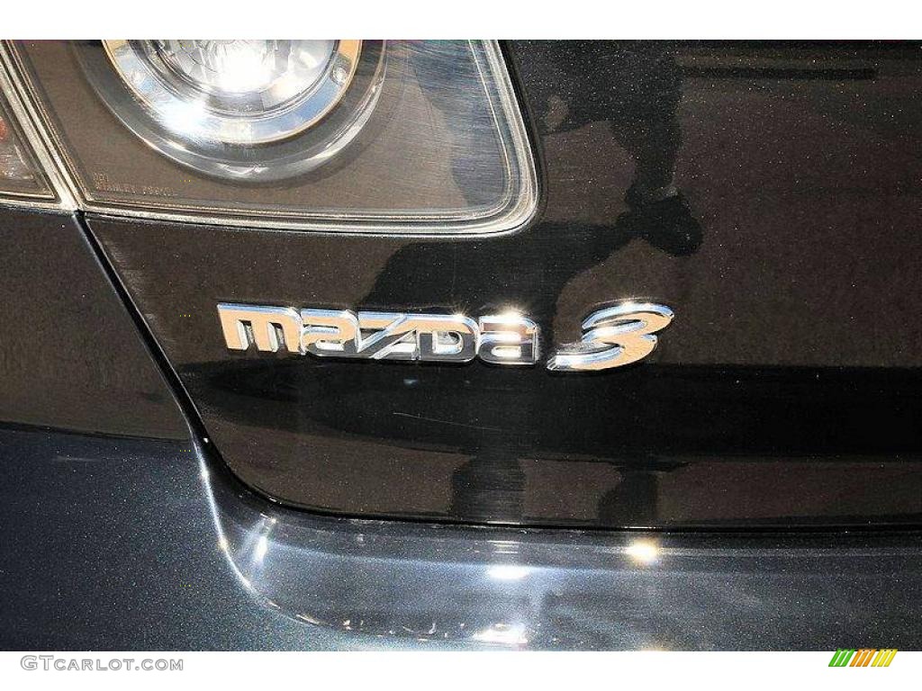 2009 MAZDA3 i Sport Sedan - Black Mica / Black photo #5
