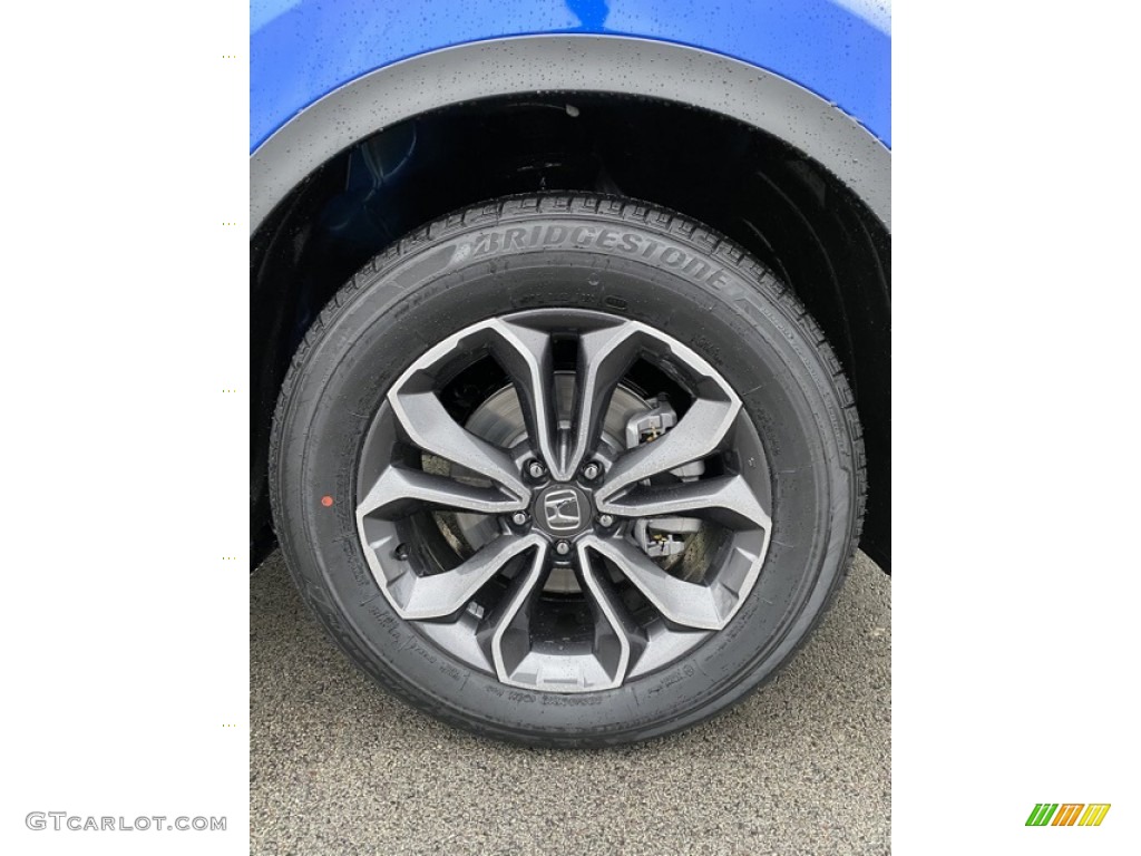 2020 CR-V EX-L AWD - Aegean Blue Metallic / Black photo #28