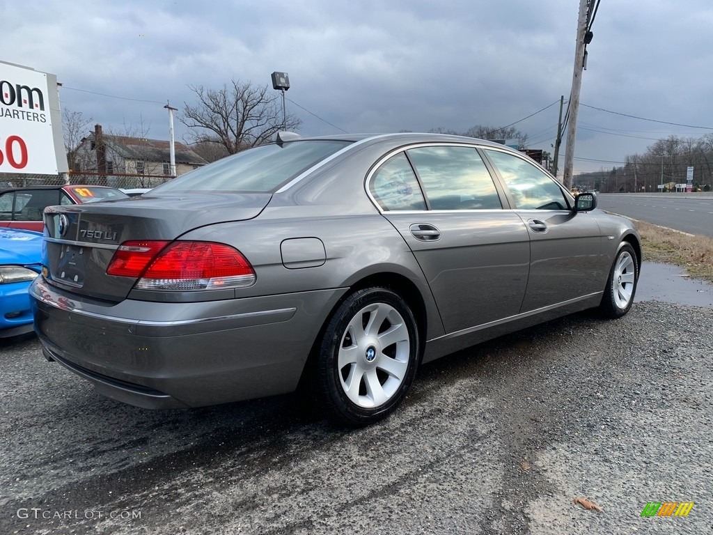 2007 7 Series 750Li Sedan - Moonstone Metallic / Black photo #3