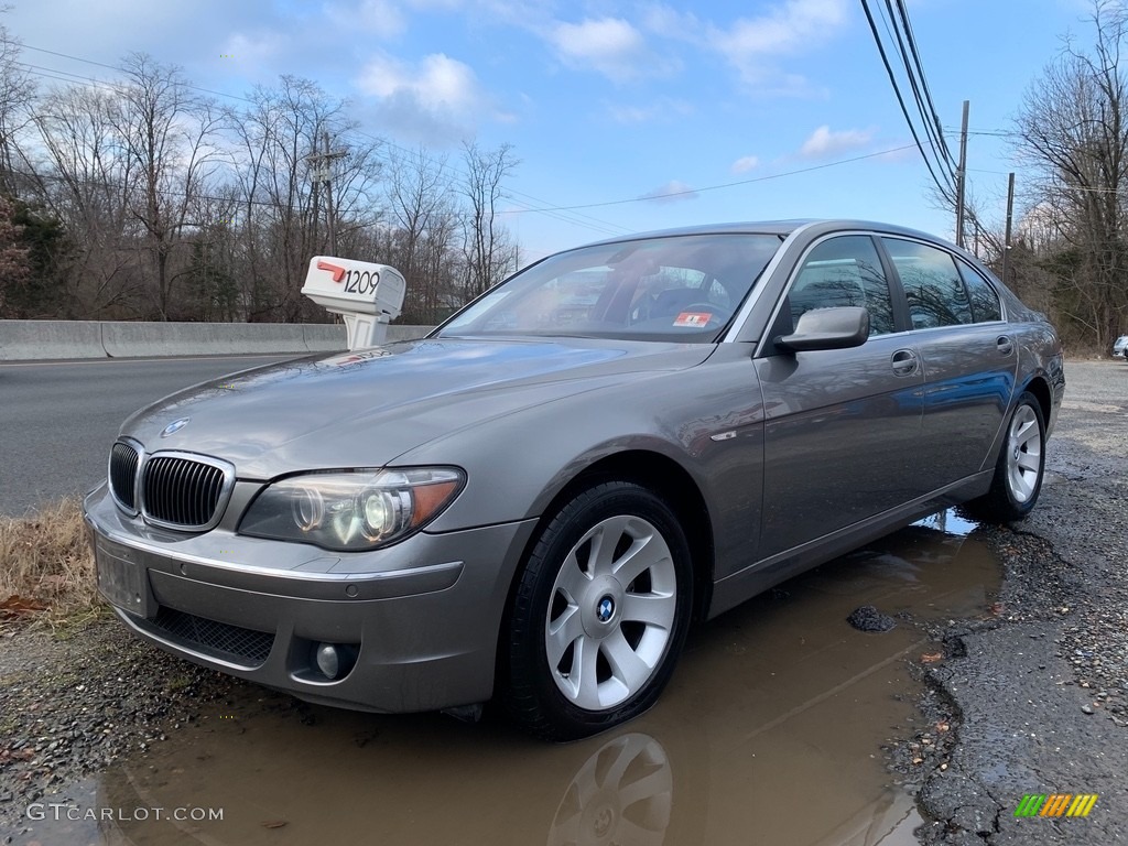 2007 7 Series 750Li Sedan - Moonstone Metallic / Black photo #7
