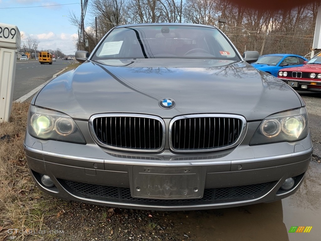 2007 7 Series 750Li Sedan - Moonstone Metallic / Black photo #8