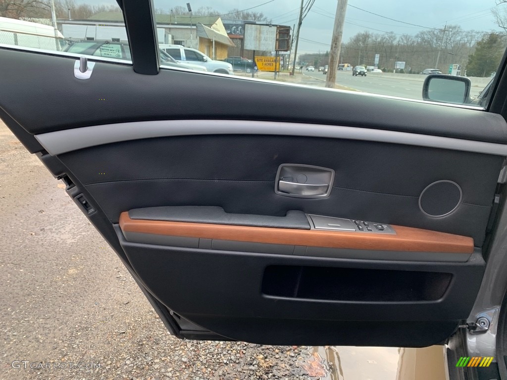 2007 7 Series 750Li Sedan - Moonstone Metallic / Black photo #11