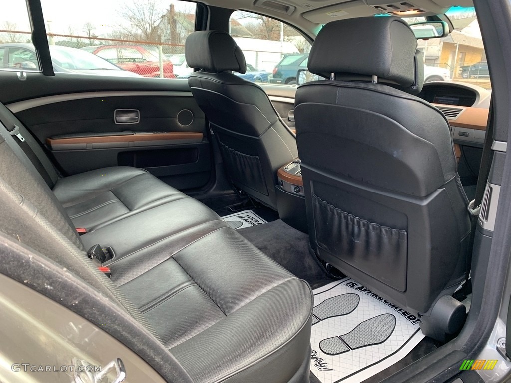 2007 7 Series 750Li Sedan - Moonstone Metallic / Black photo #15