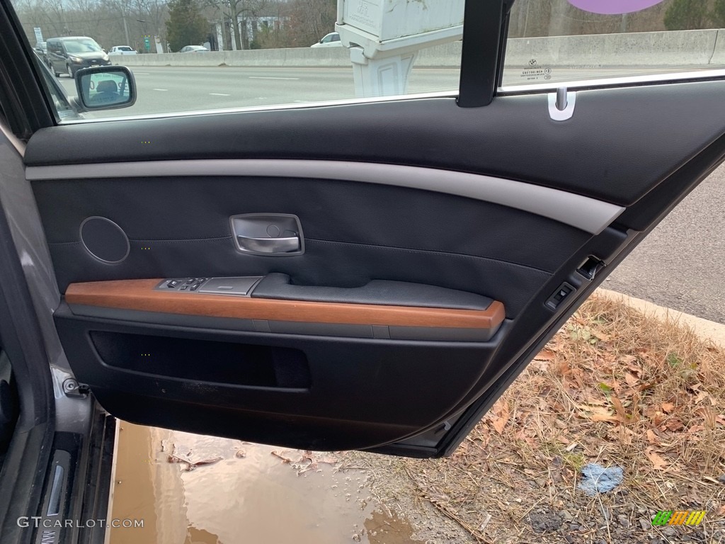 2007 7 Series 750Li Sedan - Moonstone Metallic / Black photo #16