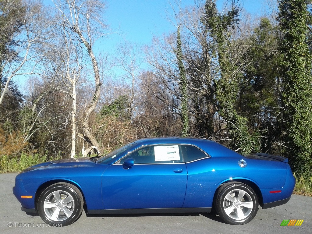 Indigo Blue Dodge Challenger