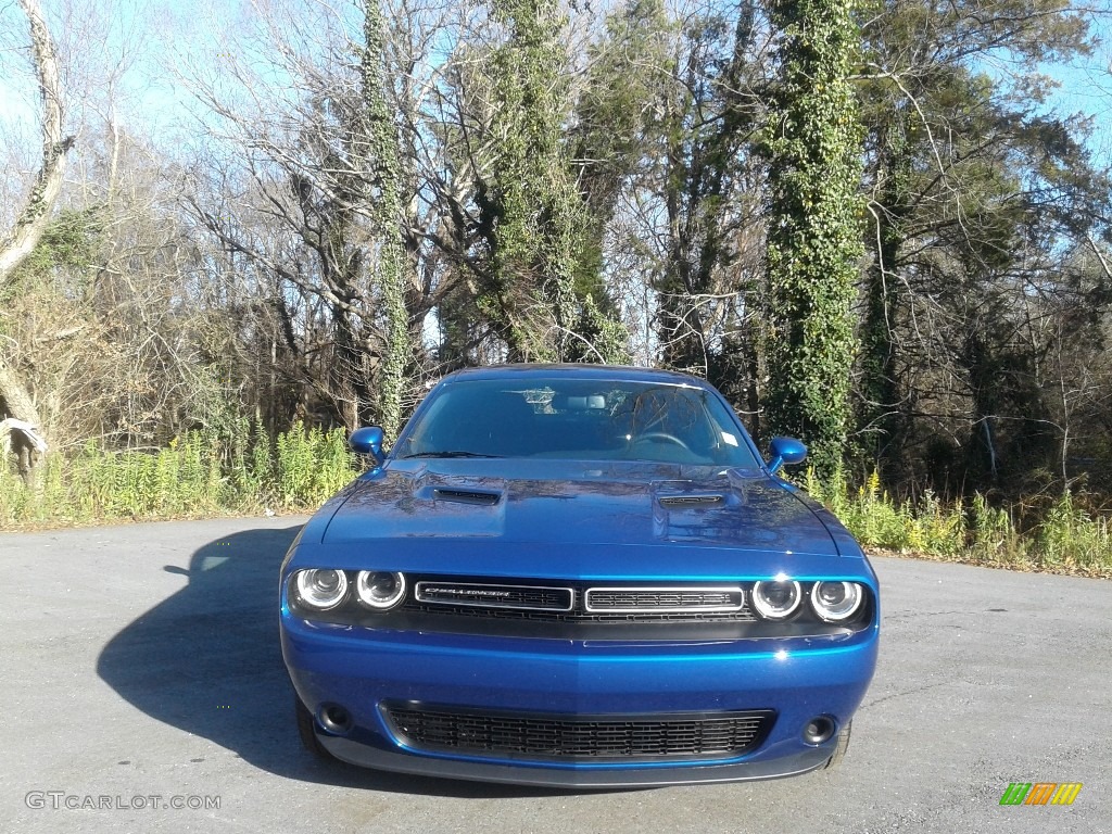2019 Challenger SXT - Indigo Blue / Black photo #5