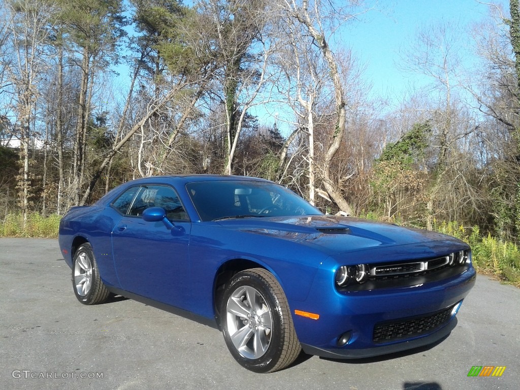 2019 Challenger SXT - Indigo Blue / Black photo #6