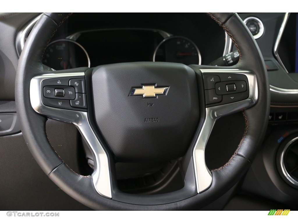 2019 Chevrolet Blazer Premier AWD Jet Black Steering Wheel Photo #136527106