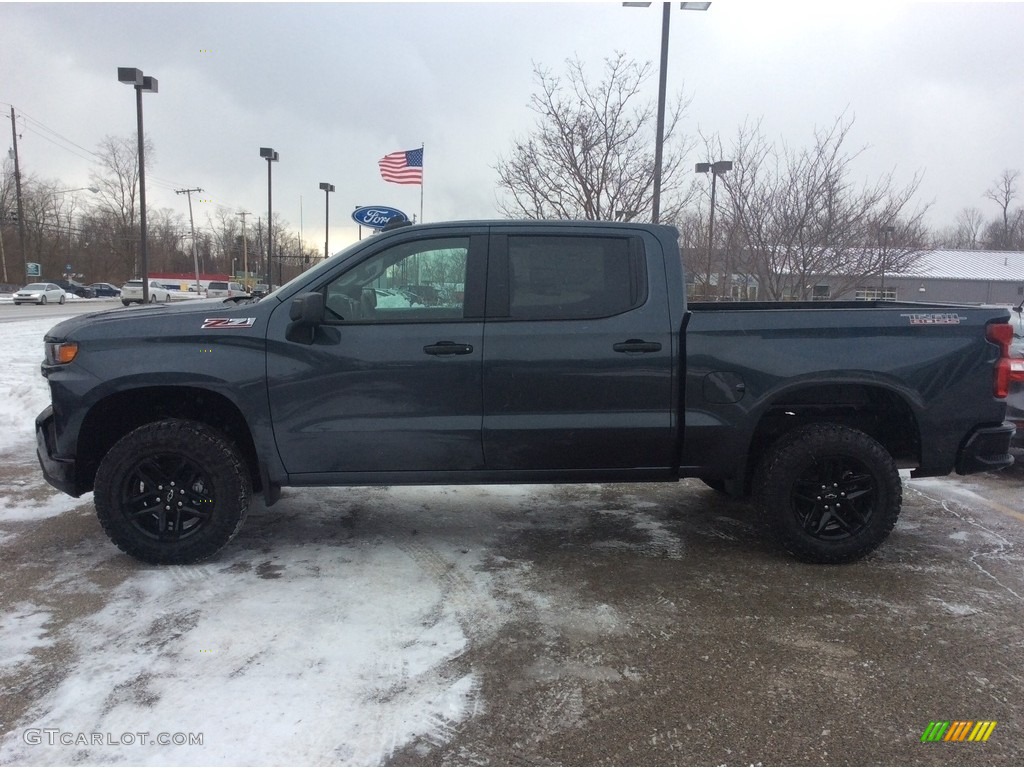 2020 Silverado 1500 Custom Trail Boss Crew Cab 4x4 - Shadow Gray Metallic / Jet Black photo #6