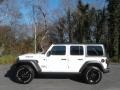 2020 Bright White Jeep Wrangler Unlimited Willys 4x4  photo #1