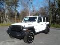2020 Bright White Jeep Wrangler Unlimited Willys 4x4  photo #3
