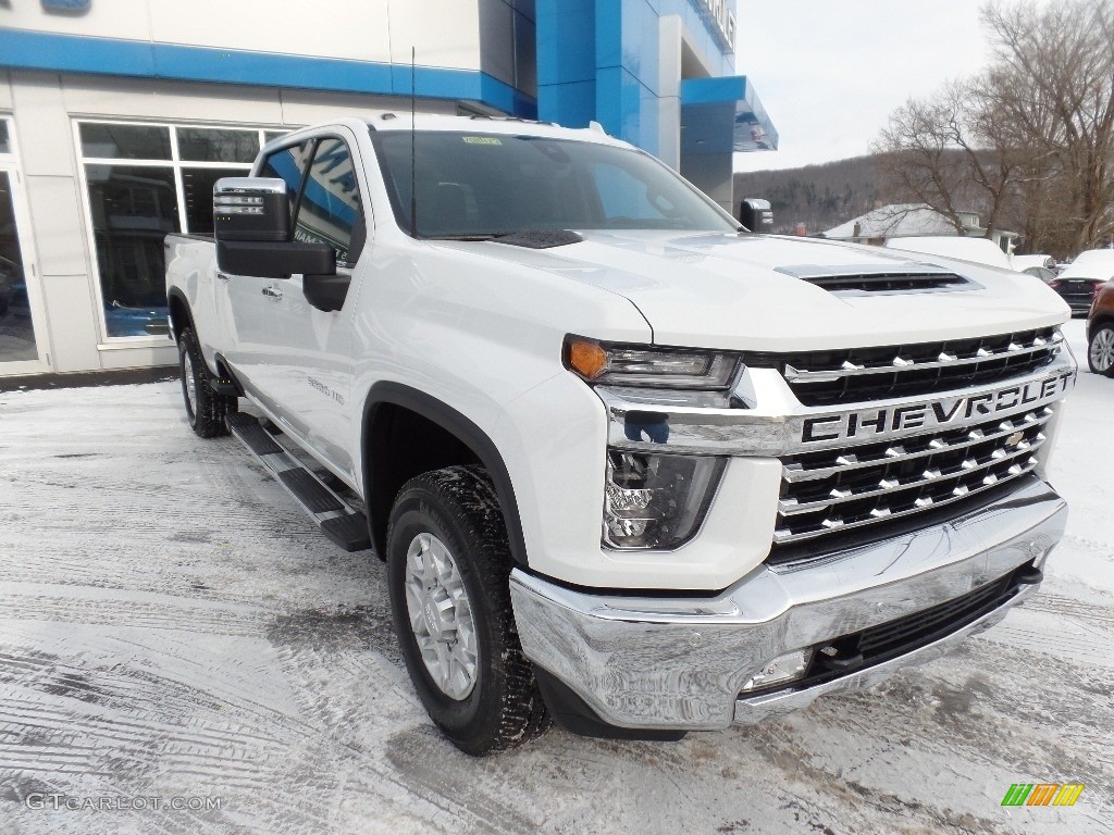 2020 Silverado 3500HD LTZ Crew Cab 4x4 - Summit White / Jet Black photo #1