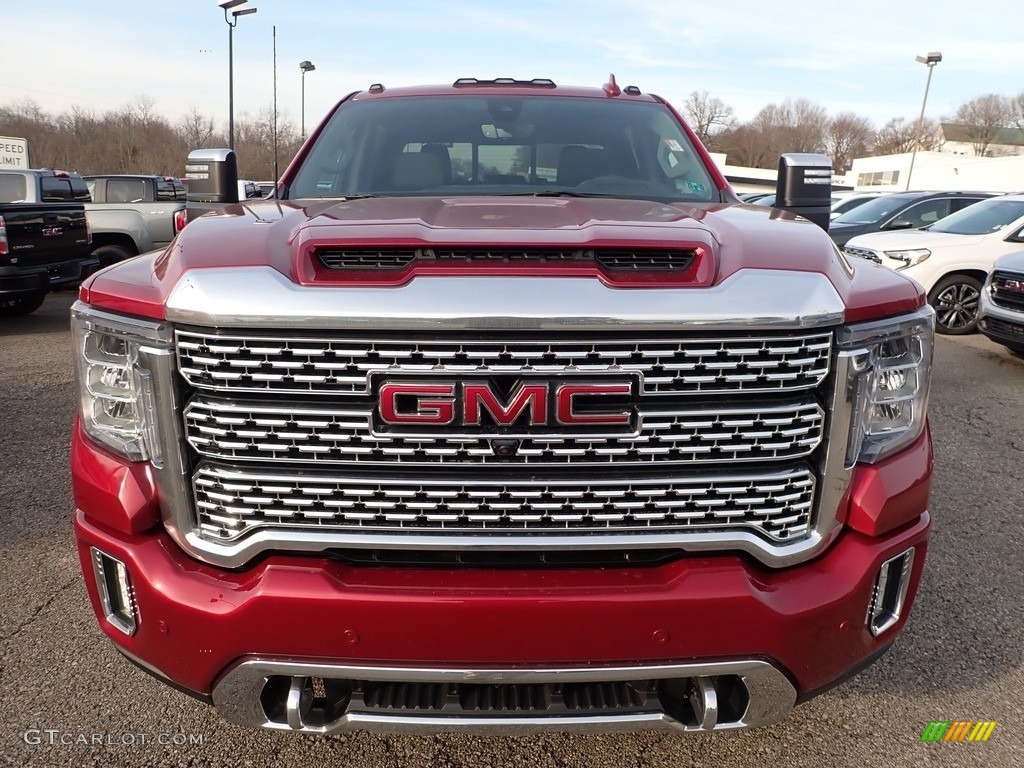 2020 Sierra 2500HD Denali Crew Cab 4WD - Red Quartz Tintcoat / Jet Black photo #2