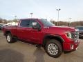 2020 Red Quartz Tintcoat GMC Sierra 2500HD Denali Crew Cab 4WD  photo #3