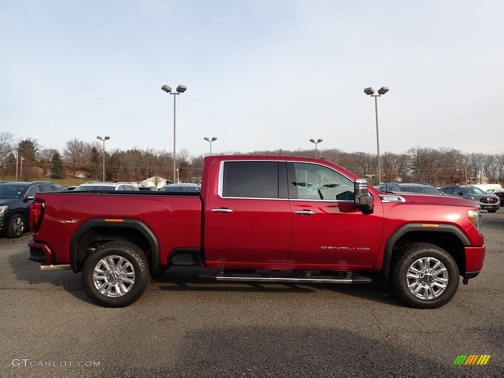 2020 Sierra 2500HD Denali Crew Cab 4WD - Red Quartz Tintcoat / Jet Black photo #4