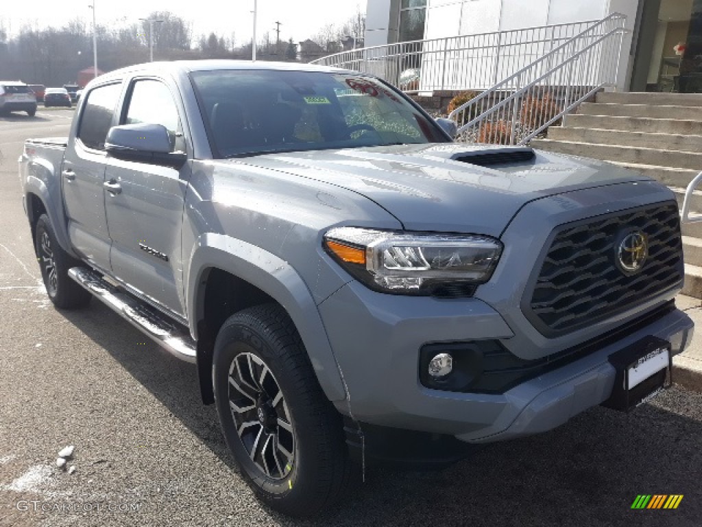 2020 Tacoma TRD Sport Double Cab 4x4 - Cement / Black photo #1