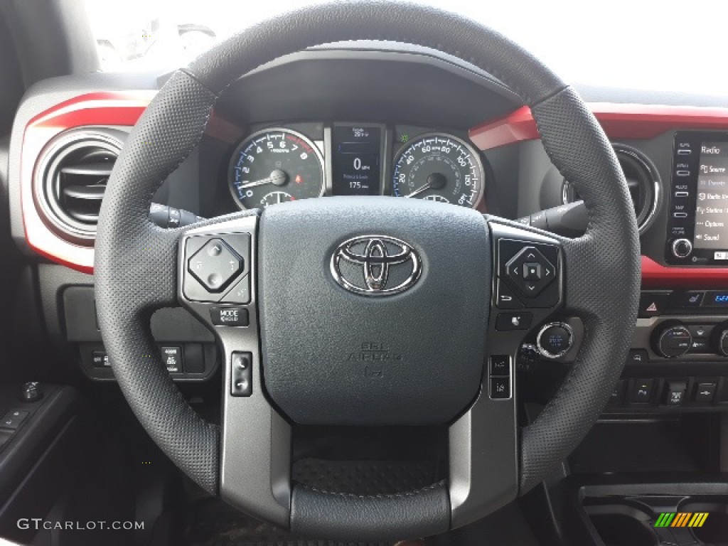 2020 Tacoma TRD Sport Double Cab 4x4 - Cement / Black photo #8