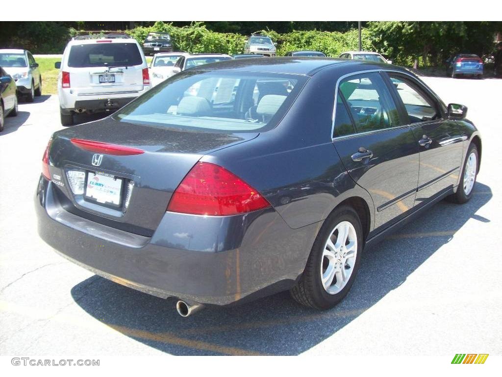 2007 Accord EX Sedan - Graphite Pearl / Black photo #22