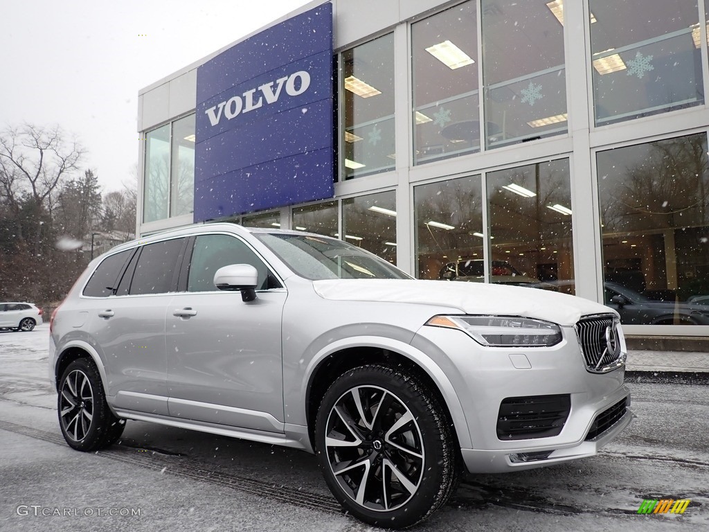 2020 XC90 T6 AWD Momentum - Bright Silver Metallic / Charcoal photo #1