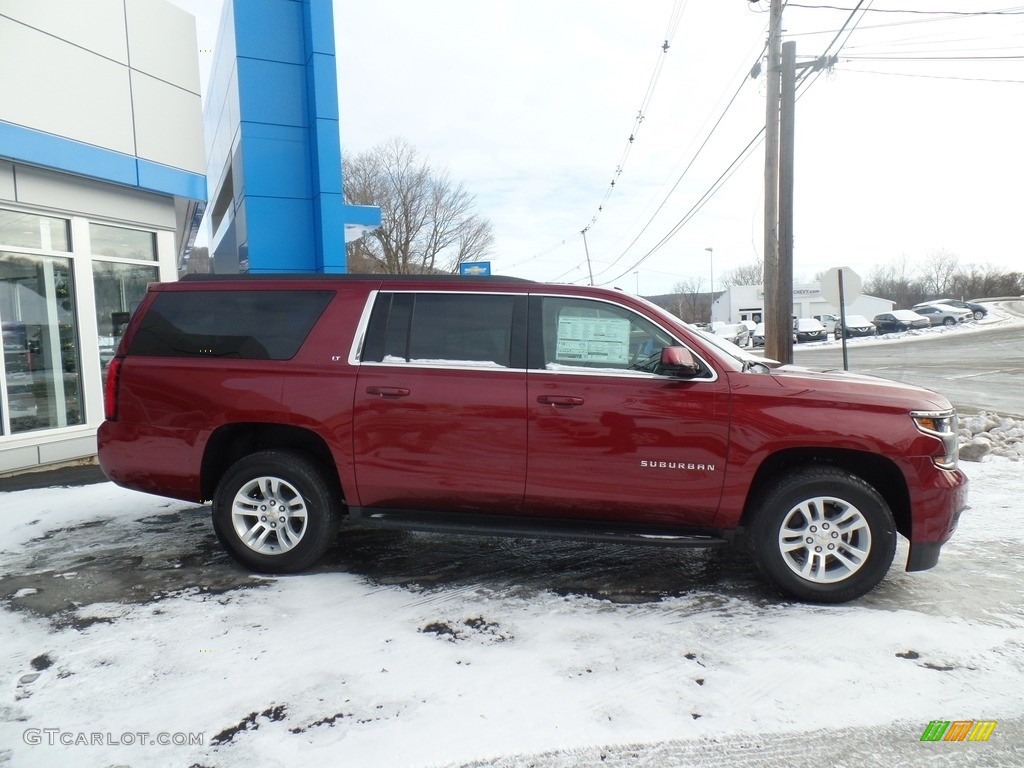 2020 Suburban LT 4WD - Siren Red Tintcoat / Cocoa/­Dune photo #6