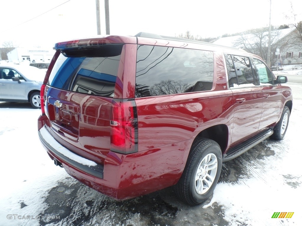 2020 Suburban LT 4WD - Siren Red Tintcoat / Cocoa/­Dune photo #7