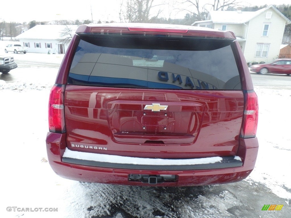 2020 Suburban LT 4WD - Siren Red Tintcoat / Cocoa/­Dune photo #8