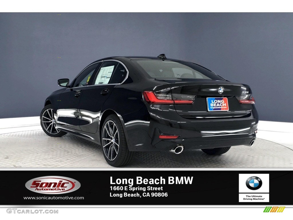 2020 3 Series 330i Sedan - Jet Black / Black photo #2