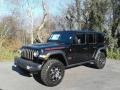 2020 Black Jeep Wrangler Unlimited Rubicon 4x4  photo #2