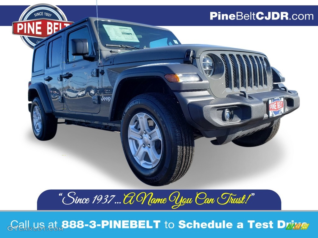 2020 Wrangler Unlimited Sport 4x4 - Sting-Gray / Black photo #1
