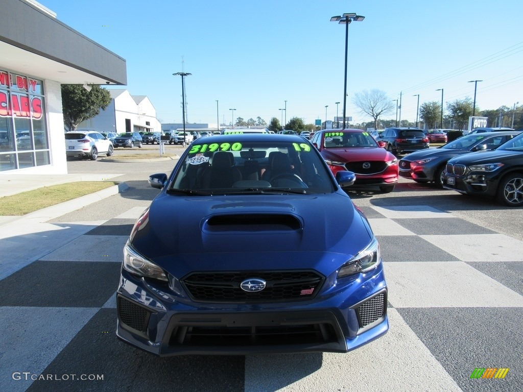 2019 WRX STI - Lapis Blue Pearl / Black Ultrasuede/Carbon Black photo #2
