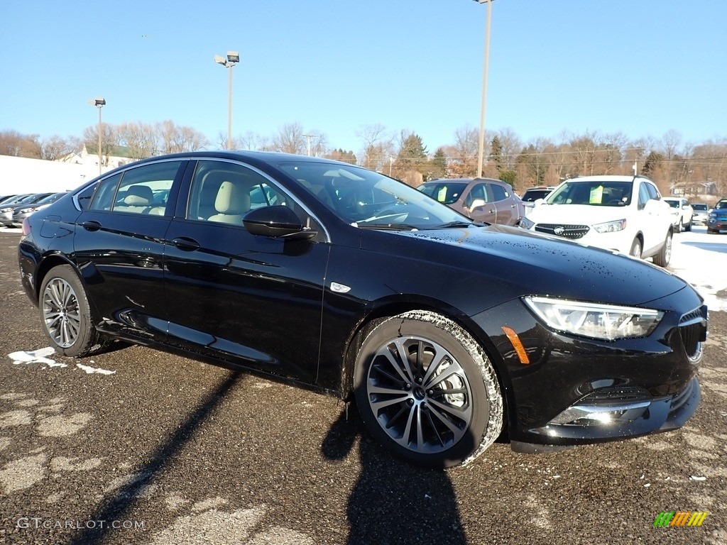 Ebony Twilight Metallic 2020 Buick Regal Sportback Essence AWD Exterior Photo #136549005