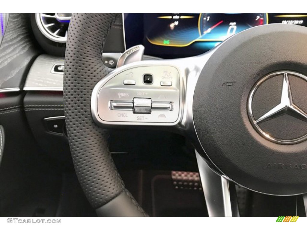 2020 Mercedes-Benz AMG GT 63 S Black Steering Wheel Photo #136553930
