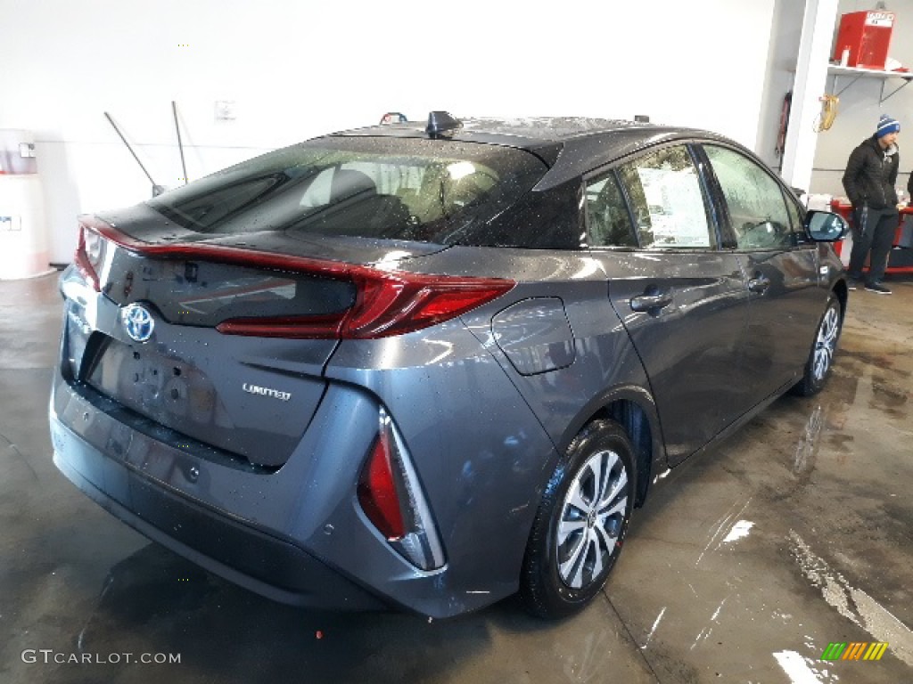 2020 Prius Prime Limited - Magnetic Gray Metallic / Black photo #7