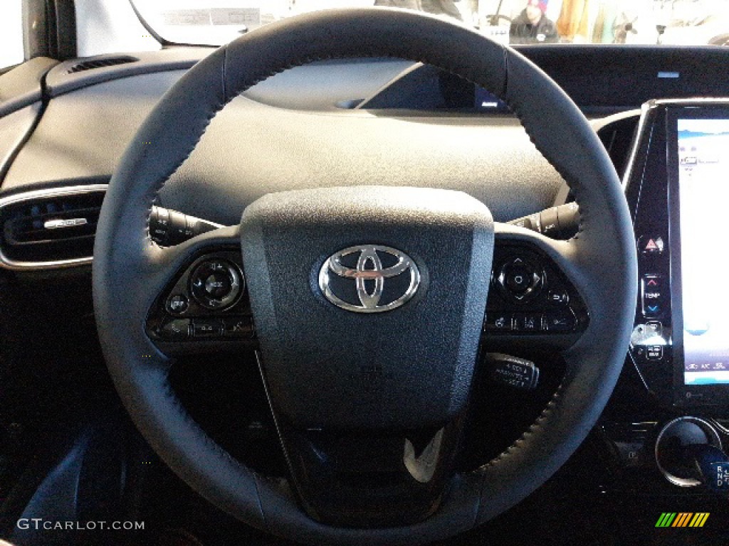 2020 Prius Prime Limited - Magnetic Gray Metallic / Black photo #18