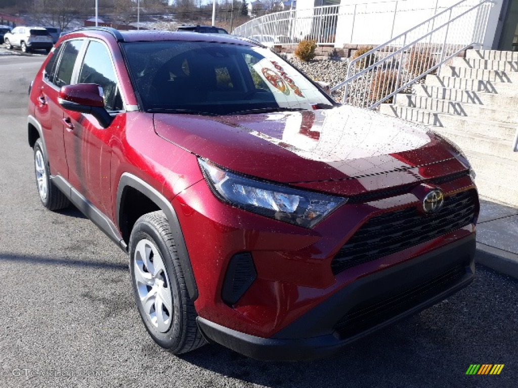 2020 RAV4 LE AWD - Ruby Flare Pearl / Black photo #1