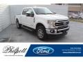 Star White Metallic - F250 Super Duty Lariat Crew Cab 4x4 Photo No. 1