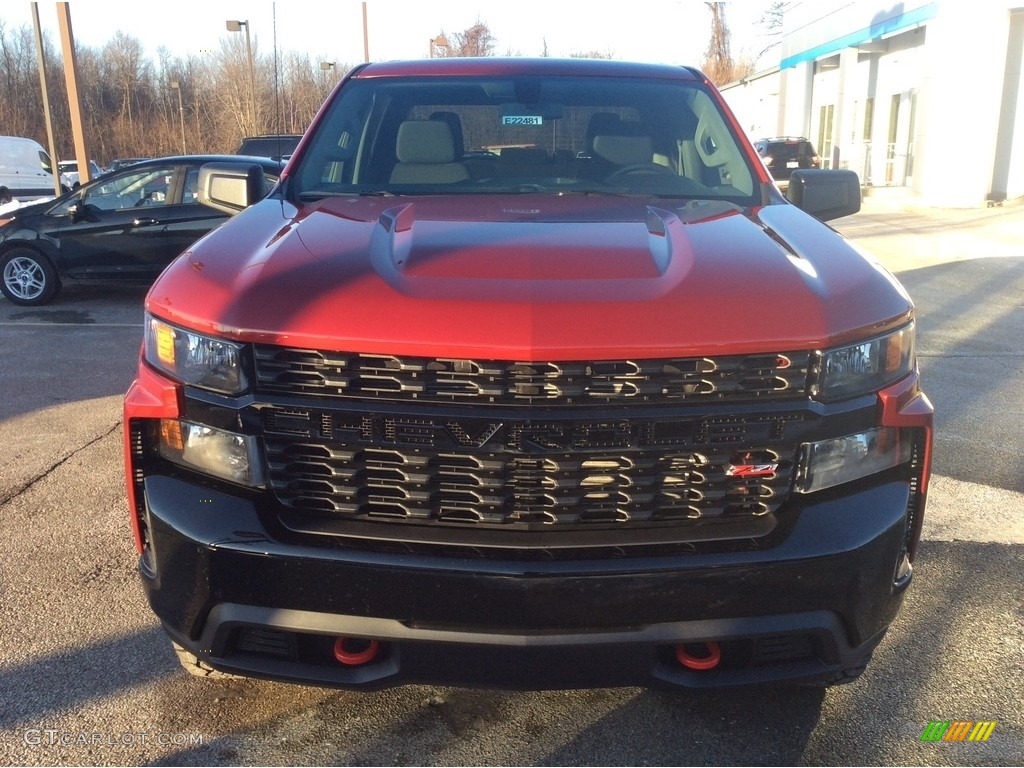 2020 Silverado 1500 Custom Trail Boss Crew Cab 4x4 - Cajun Red Tintcoat / Jet Black photo #4