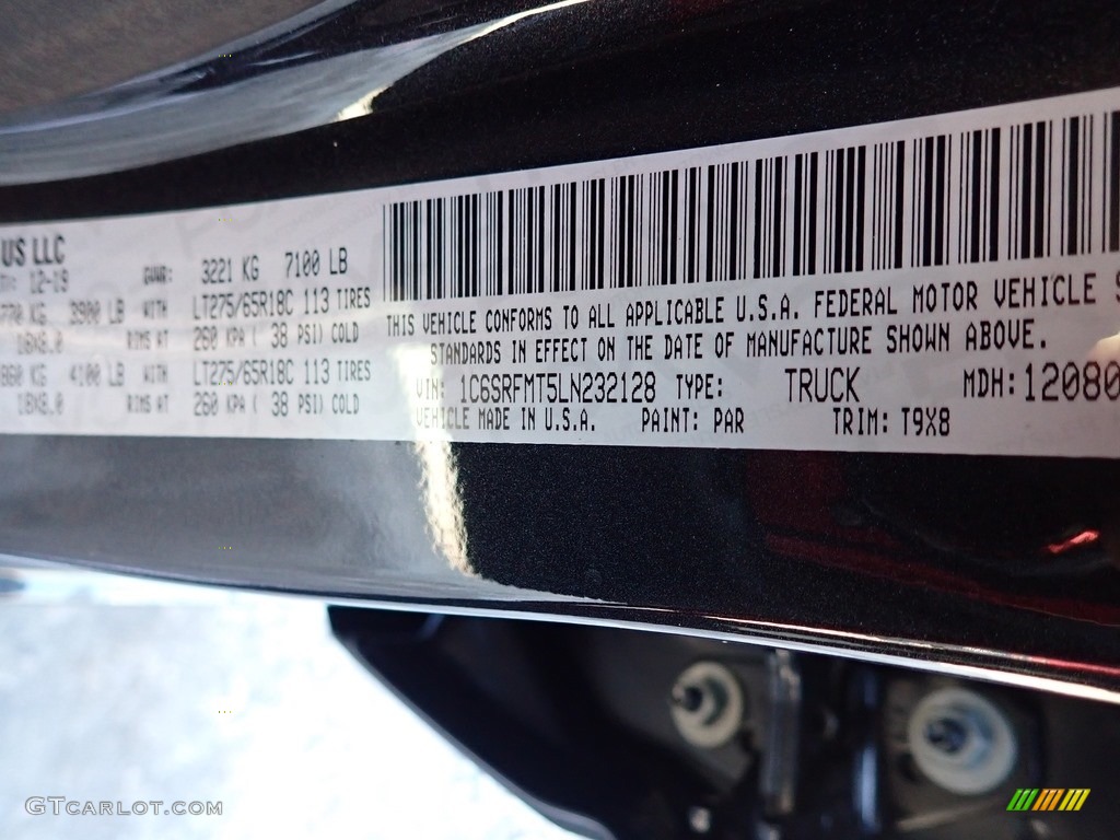 2020 1500 Big Horn Crew Cab 4x4 - Maximum Steel Metallic / Black/Diesel Gray photo #16